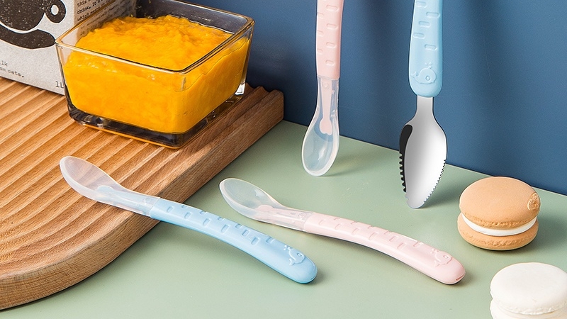 Bộ th&igrave;a nạo tr&aacute;i c&acirc;y cho b&eacute;, hỗ trợ chế biến m&oacute;n ăn dặm tiện lợi