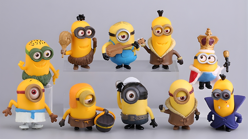 M&ocirc; h&igrave;nh nh&acirc;n vật t&aacute;i hiện c&aacute;c nh&acirc;n vật quen thuộc, dễ nhận biết