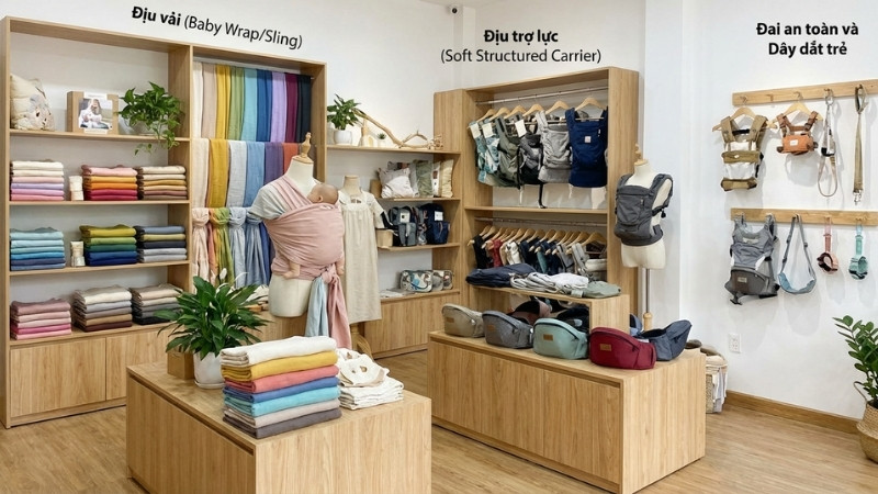 Gợi &yacute; c&aacute;c loại địu v&agrave; đai an to&agrave;n phổ biến, gi&uacute;p ba mẹ chọn đ&uacute;ng theo độ tuổi b&eacute;