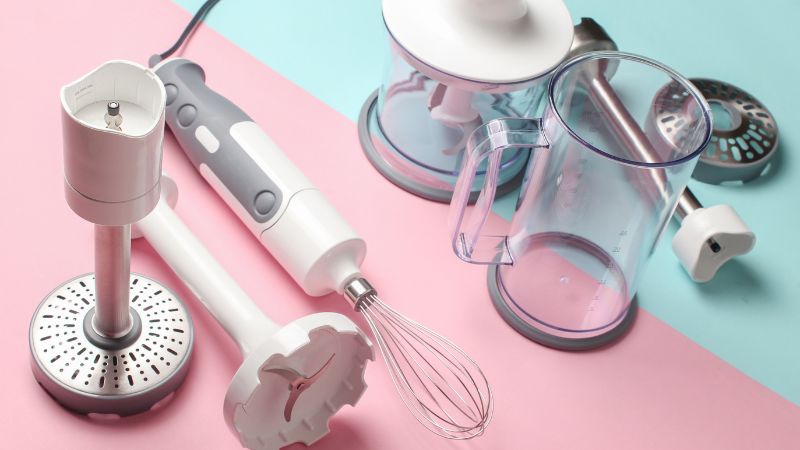 M&aacute;y xay cầm tay bền an to&agrave;n với lưỡi dao chống văng v&agrave; nhiều tốc độ xay