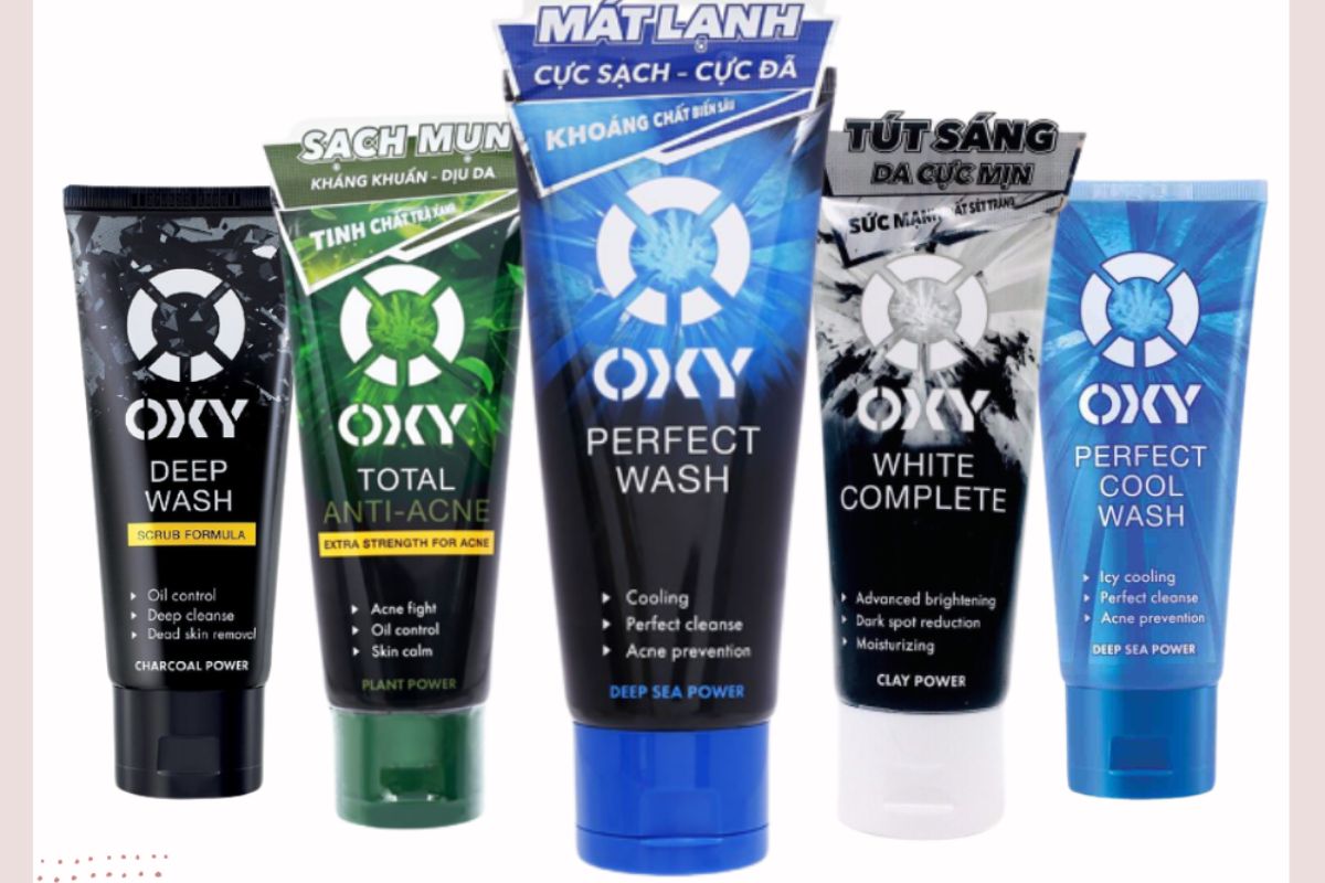 Sữa rửa mặt Oxy Nhật