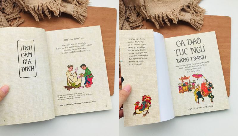 S&aacute;ch Tục Ngữ truyền tải b&agrave;i học từ đời sống thường ng&agrave;y