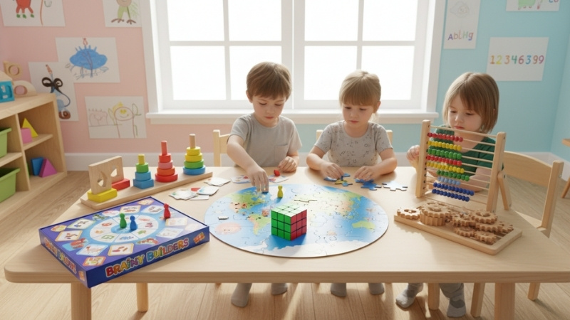 Chọn đồ chơi trí tuệ đúng tuổi, chất liệu an toàn, rõ mục tiêu kỹ năng và thương hiệu uy tín