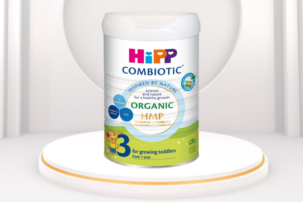HiPP là thương hiệu sữa hữu cơ hàng đầu tại Đức