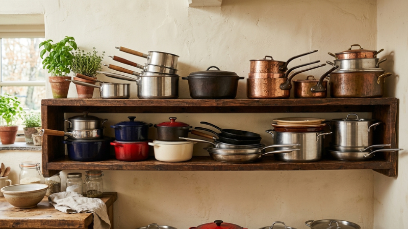 Đa dạng bộ nồi từ cơ bản đến n&acirc;ng cao, dễ d&agrave;ng lựa chọn theo phong c&aacute;ch nấu nướng