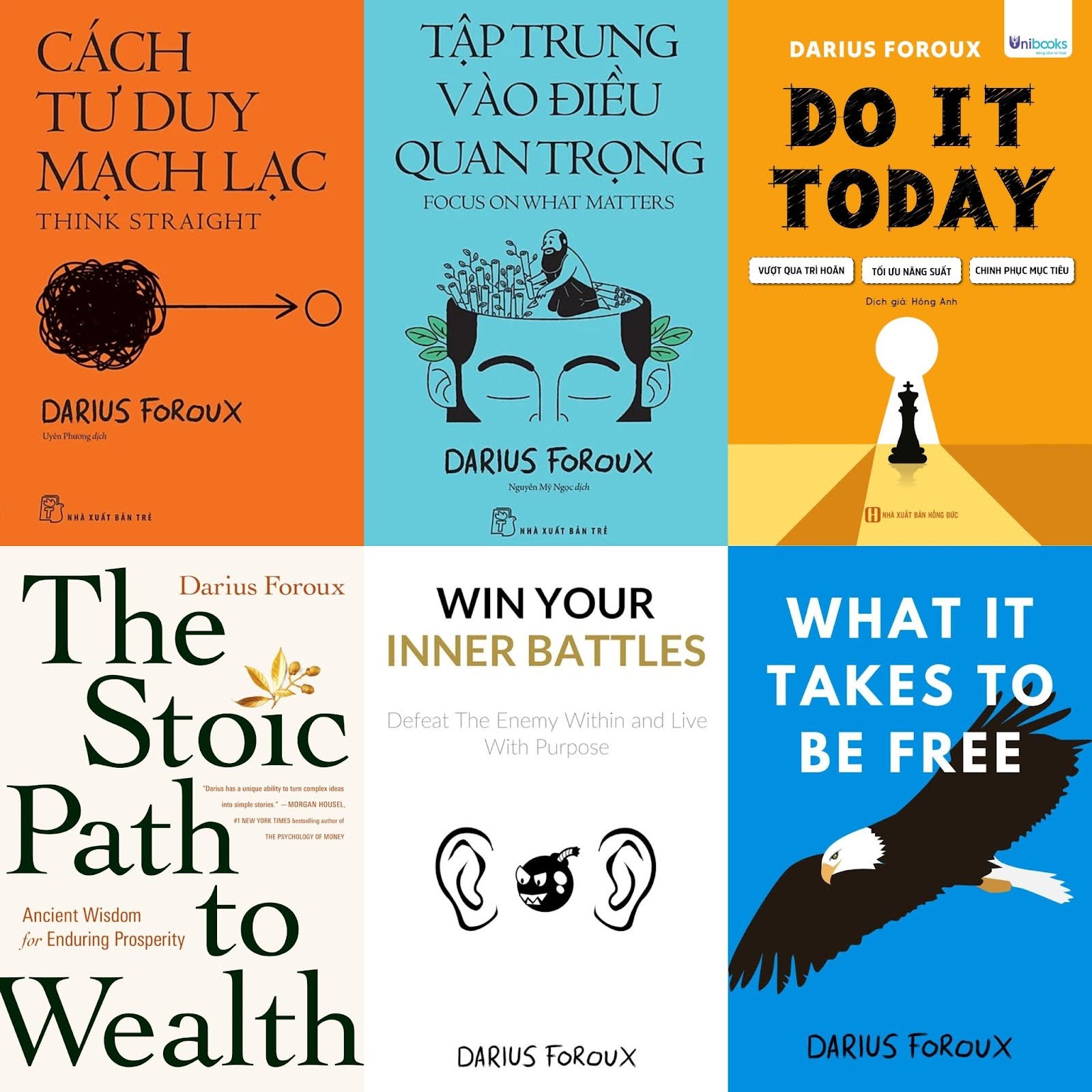 C&aacute;c t&aacute;c phẩm nổi bật của Darius Foroux