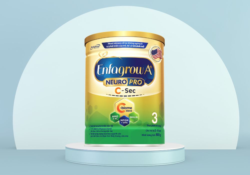 Enfagrow A+ NeuroPro hỗ trợ phát triển toàn diện về thể chất và trí não