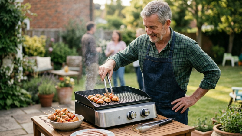 Nướng nhanh, kh&ocirc;ng kh&oacute;i, tiện lợi cho mọi bữa tiệc tại gia