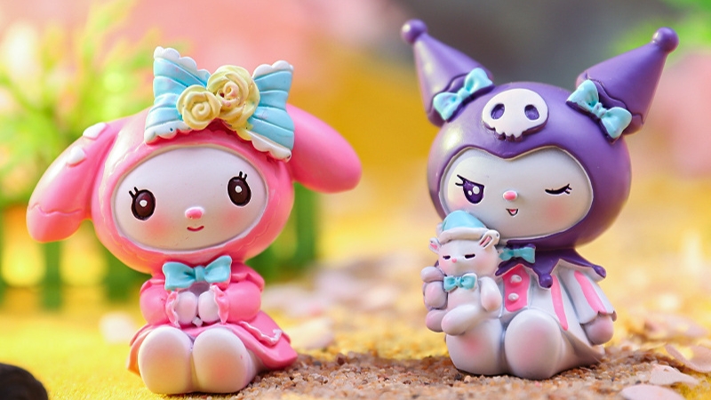 Mô hình trang trí giúp không gian thêm sinh động và ấn tượng