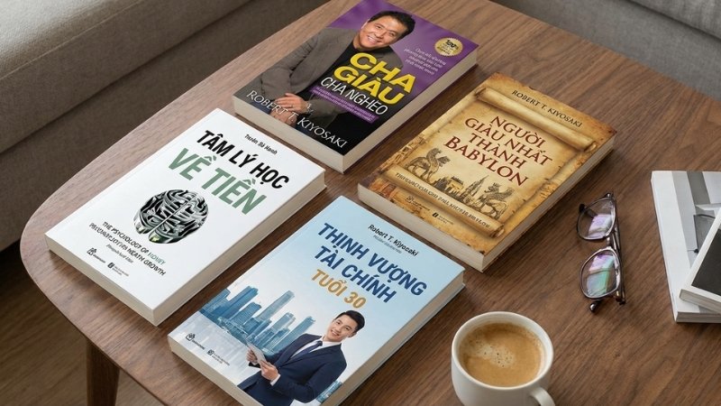 Kiyosaki, Housel, Hill c&ugrave;ng c&aacute;c bestseller gi&uacute;p x&acirc;y tư duy v&agrave; kỹ năng t&agrave;i ch&iacute;nh c&aacute; nh&acirc;n