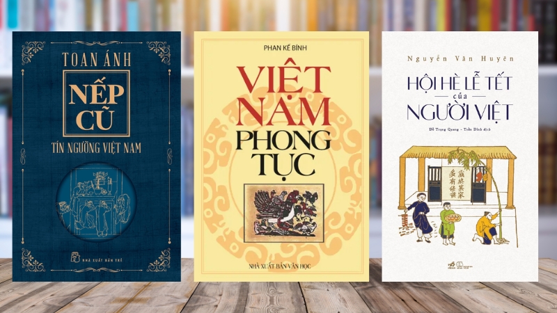 S&aacute;ch Phong Tục - Tập Qu&aacute;n Việt Nam t&aacute;i hiện phong tục qua nhiều v&ugrave;ng d&acirc;n tộc