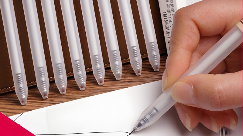 Ruột bút gel được thiết kế tương thích với nhiều dòng bút thông dụng