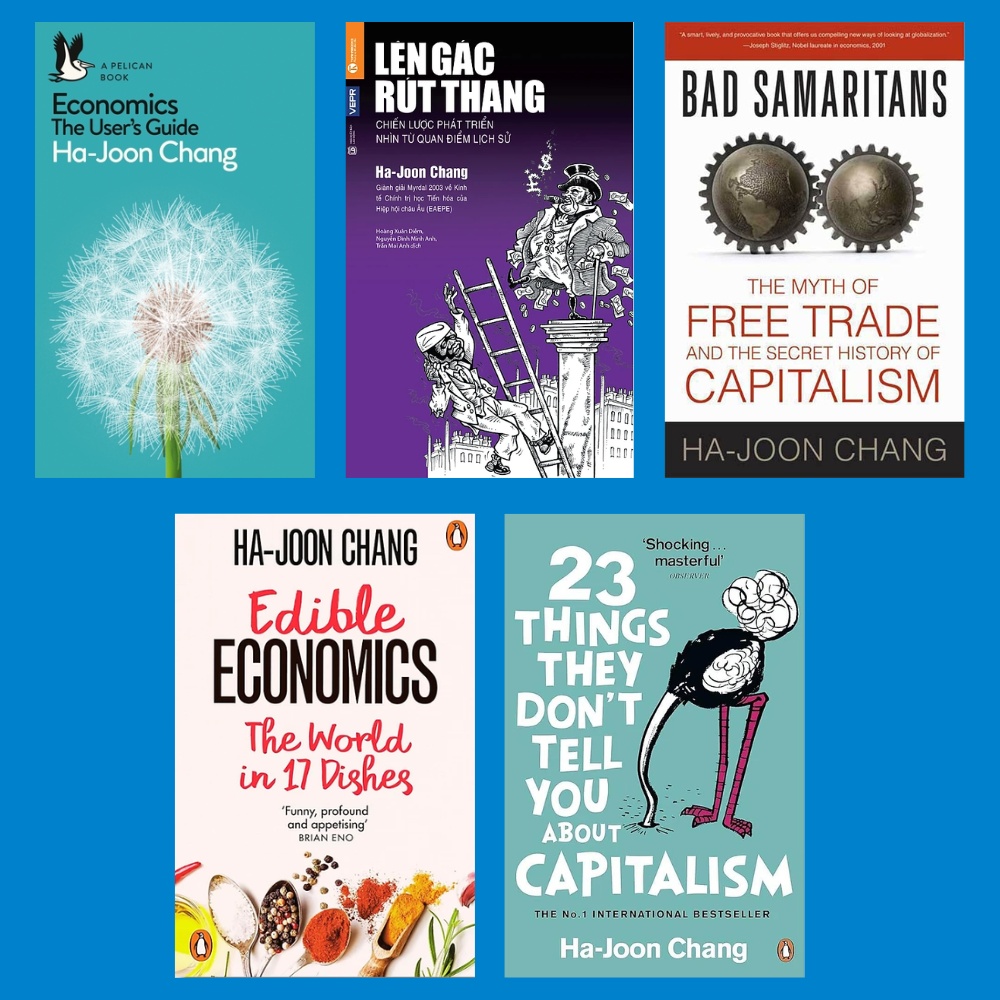 C&aacute;c t&aacute;c phẩm nổi bật của t&aacute;c giả Ha-Joon Chang