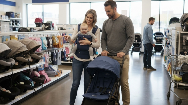 Tiêu chí chọn xe đẩy du lịch nhẹ, gấp gọn, an toàn, vải thoáng và thương hiệu uy tín