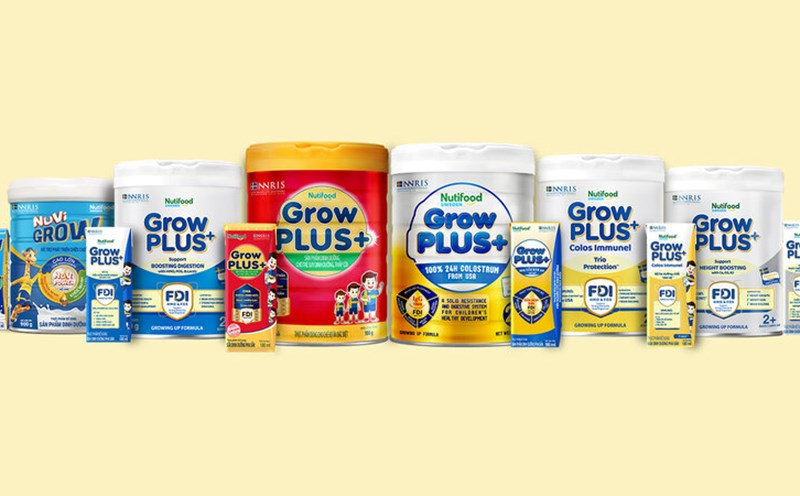 sữa bột pha sẵn grow plus