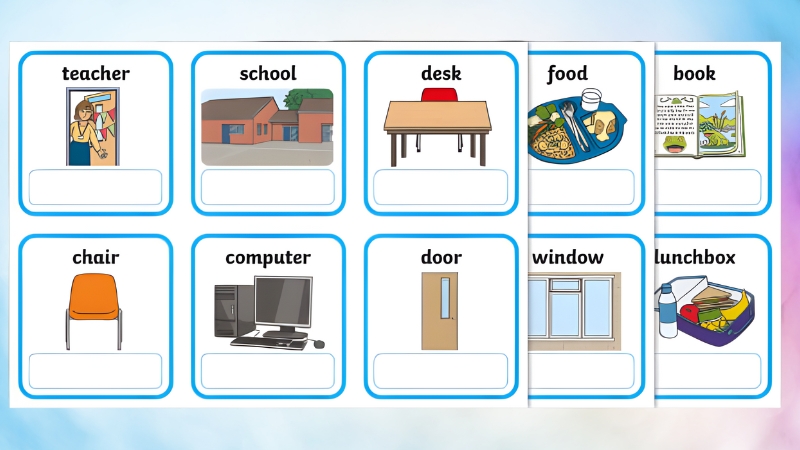 Flashcards cho b&eacute; đồng h&agrave;nh c&ugrave;ng b&eacute; trong những năm đầu đời