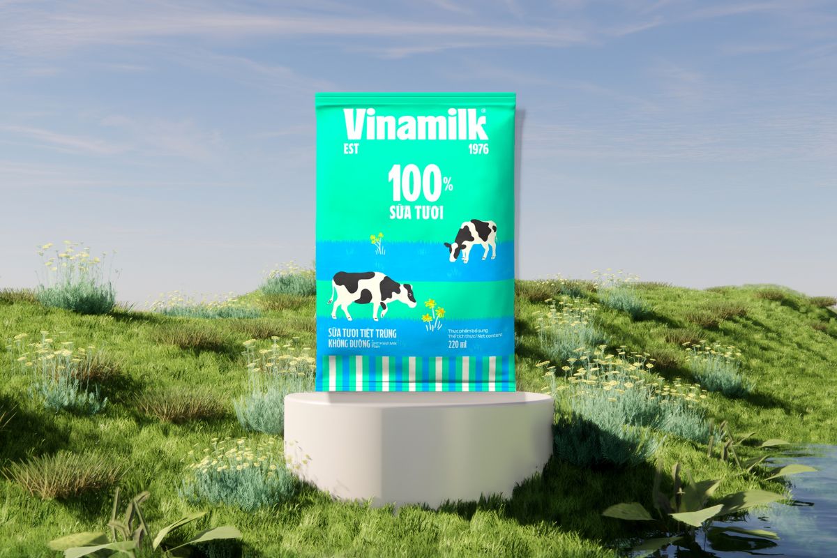 Sữa tươi tiệt trùng Vinamilk không đường