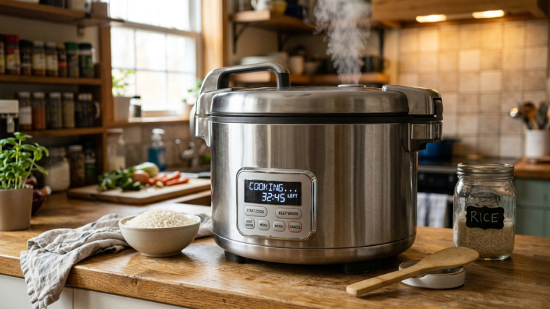 Giải ph&aacute;p nấu cơm nhanh, phục vụ ho&agrave;n hảo cho gia đ&igrave;nh đ&ocirc;ng người