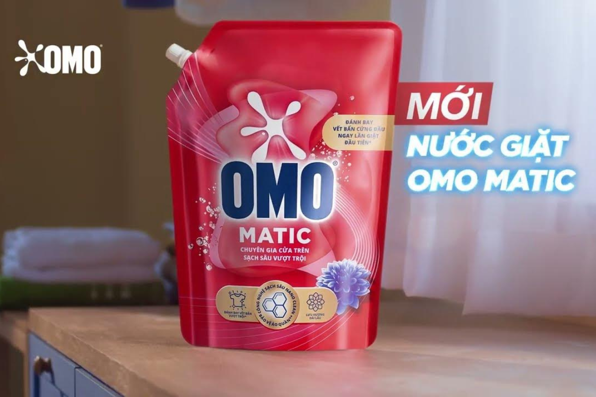 Nước giặt OMO Matic sạch sâu vượt trội