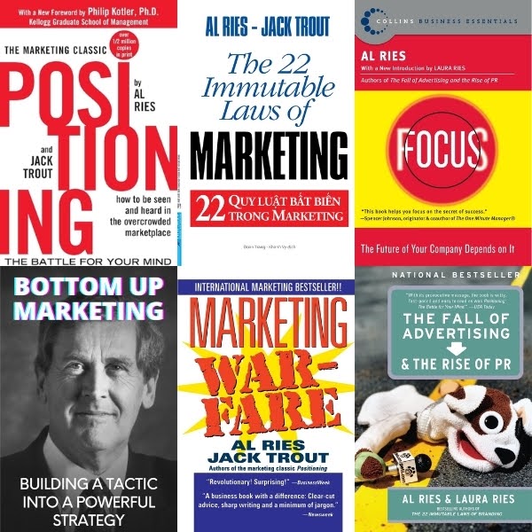 Các tác phẩm nổi bật của Al Ries