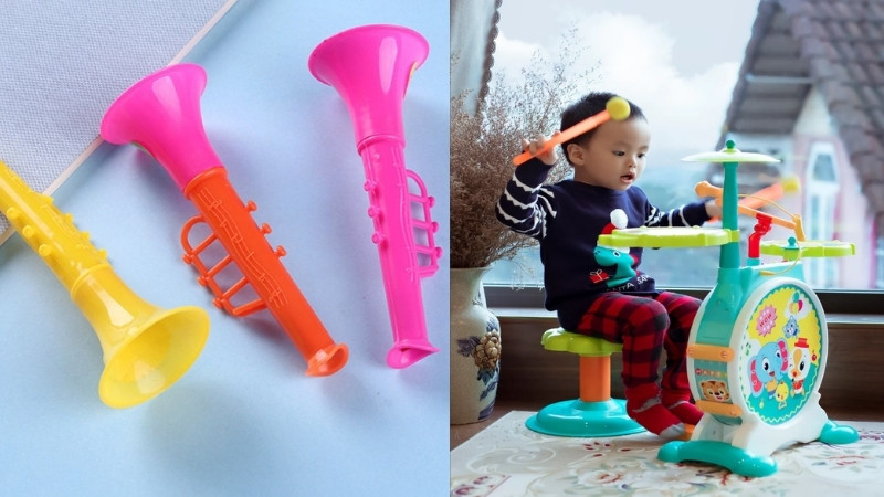 K&egrave;n s&aacute;o gi&uacute;p b&eacute; r&egrave;n hơi thở, c&ograve;n phụ kiện nhạc cụ hỗ trợ chơi nhạc bền bỉ, trọn vẹn hơn