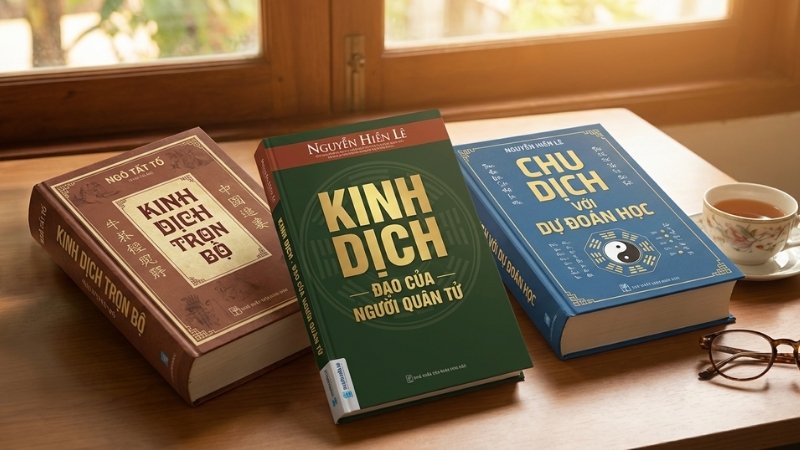Nổi bật c&oacute; Nguyễn Hiến L&ecirc;, Ng&ocirc; Tất Tố c&ugrave;ng s&aacute;ch Kinh Dịch kinh điển, dễ hiểu