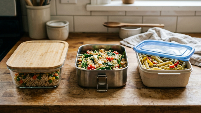 Hộp đựng thực phẩm đa dạng chất liệu an toàn cùng thiết kế