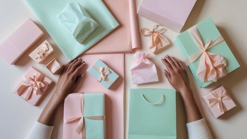 N&acirc;ng tầm gi&aacute; trị m&oacute;n qu&agrave; với bao b&igrave; chỉn chu