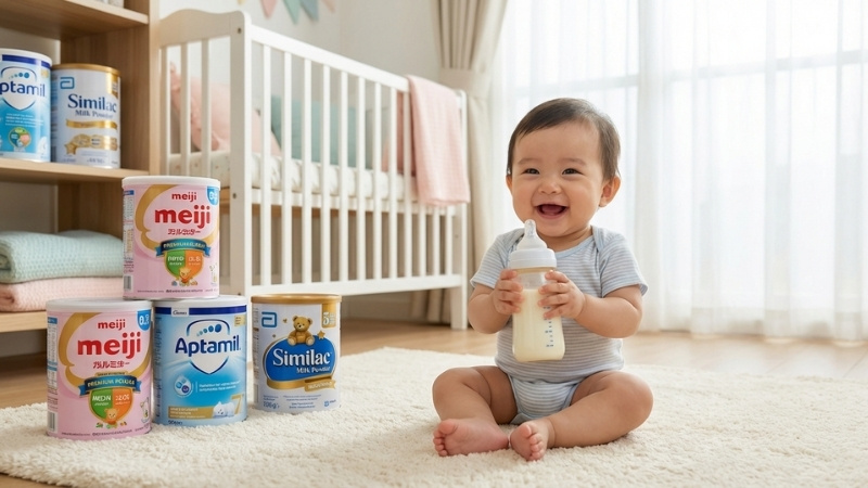 Chọn sữa bột ch&iacute;nh h&atilde;ng l&agrave; c&aacute;ch tốt nhất để bảo vệ hệ ti&ecirc;u h&oacute;a non nớt v&agrave; gi&uacute;p con ph&aacute;t triển vượt trội