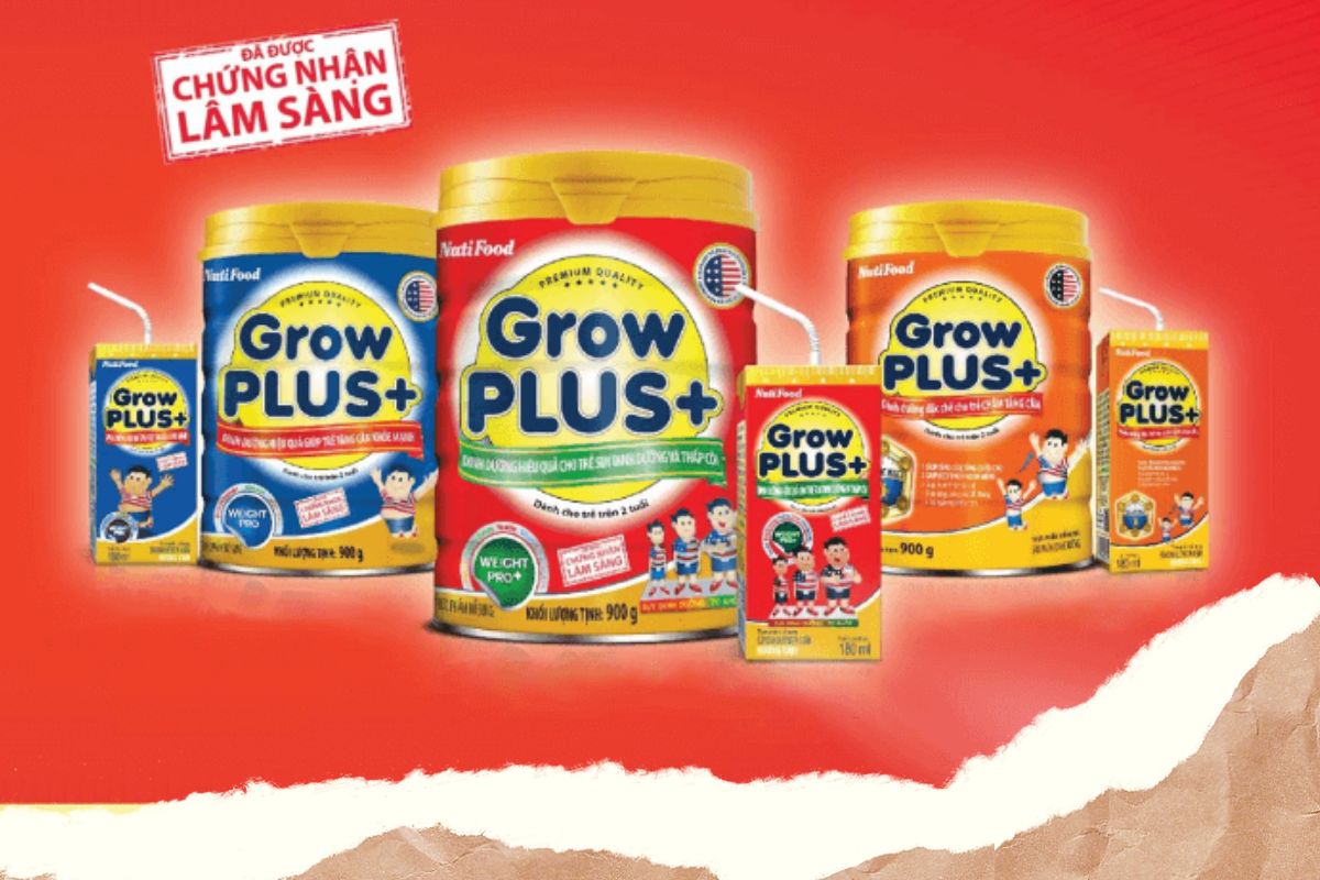Nutifood GrowPLUS+được sản xuất theo tiêu chuẩn Châu Âu