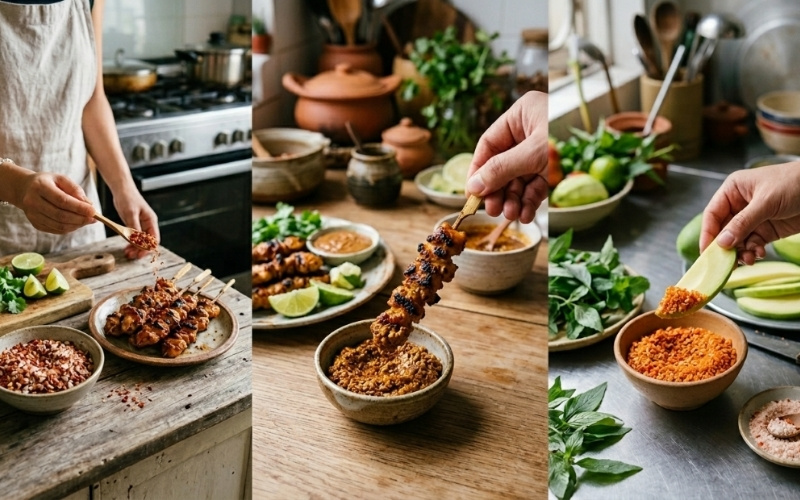 Tại Tiki bán các loại muối ớt, muối sate chính hãng uy tín, chất lượng, giá rẻ