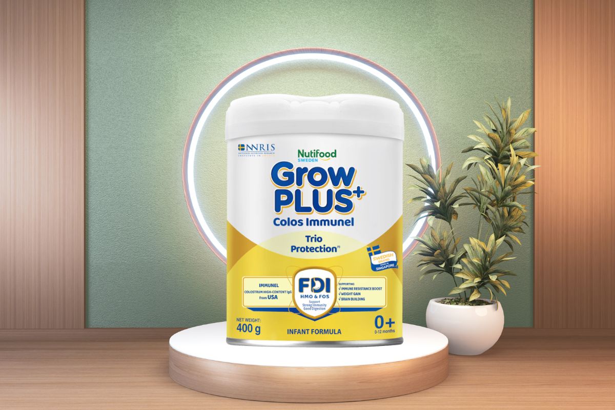 GrowPLUS+ Colos Immunel mang đến sự phát triển toàn diện cho bé