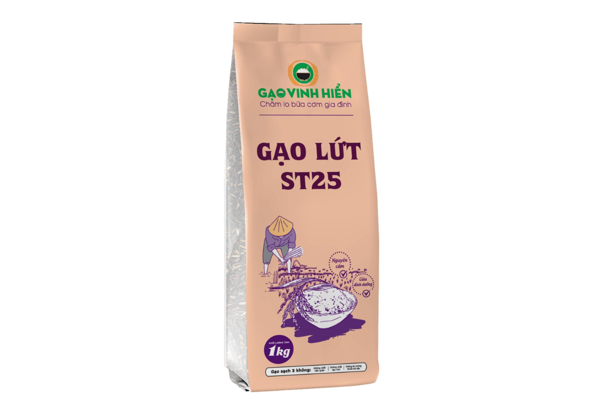 Gạo lứt thơm ST25 Vinh Hiển