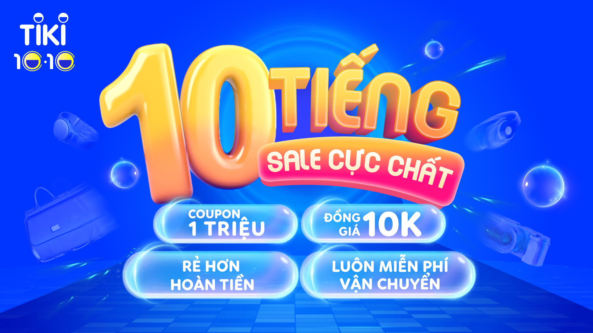 SIÊU SALE 10.10 TIKI 10 TIẾNG SĂN SALE CHỈ TỪ 10K