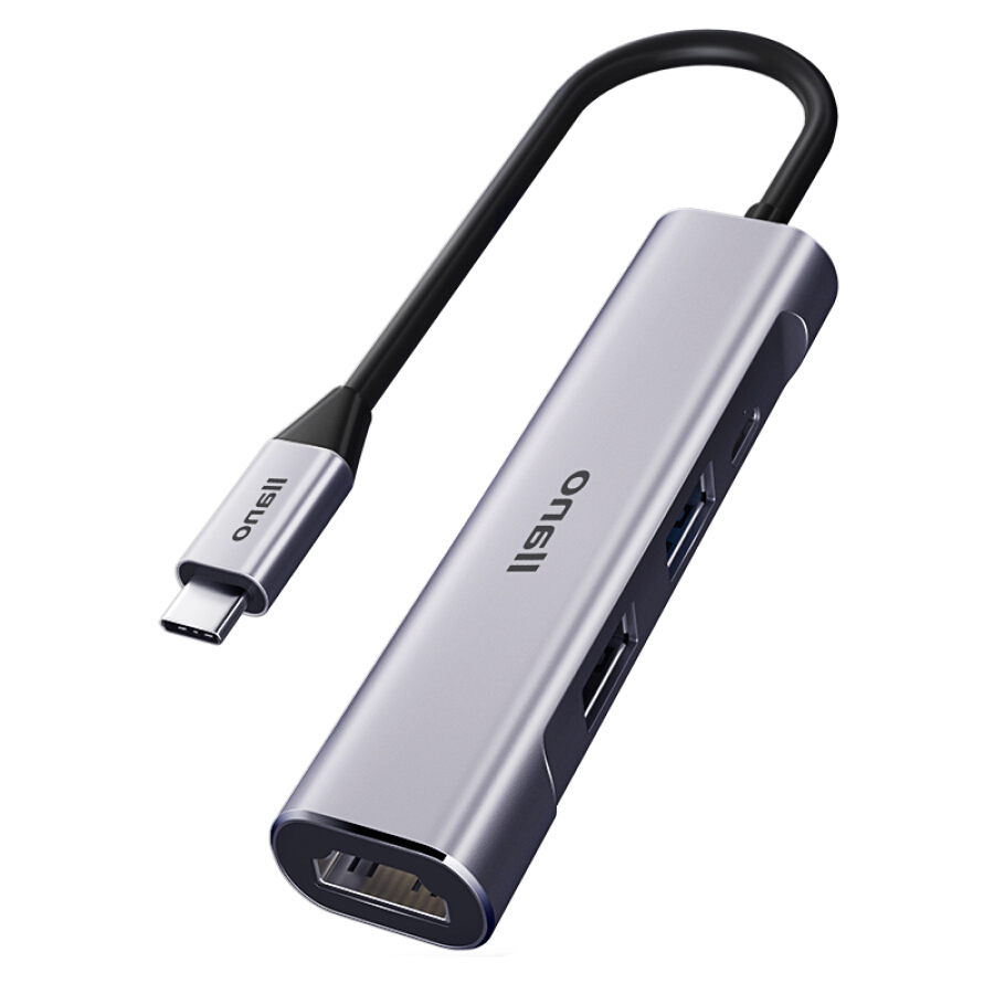 Hub USB Chuyển Đổi Cổng Type-C Sang HDMI/USB 3.0/USB 2.0/PD llano