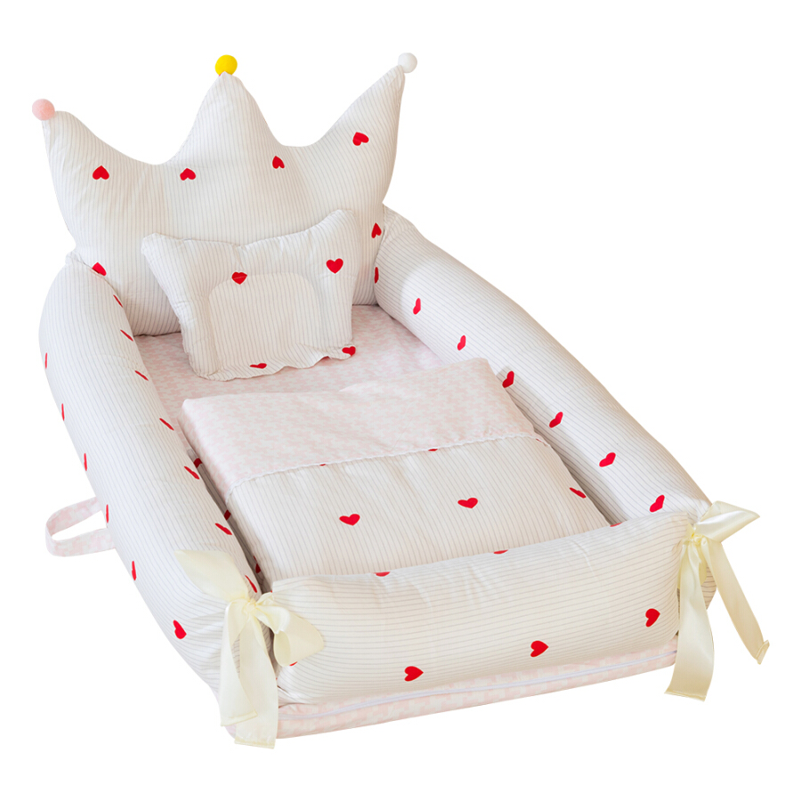 16512163 , 9833283237105 , 62_25519635 , 1504000 , Crown-Baby-Crib-for-Bed-Portable-All-in-one-Infant-Co-Sleeping-Bassinet-Cradles-Lounger-Newborn-Nest-100Phan-Tram-Cotton-Super-Soft-Breath-62_25519635 , tiki.vn , Crown Baby Crib for Bed Portable All Crown Baby Crib for Bed Portable All in one Infant Co-Sleeping Bassinet Cradles Lounger Newborn Nest 100% Cotton Super Soft Breath