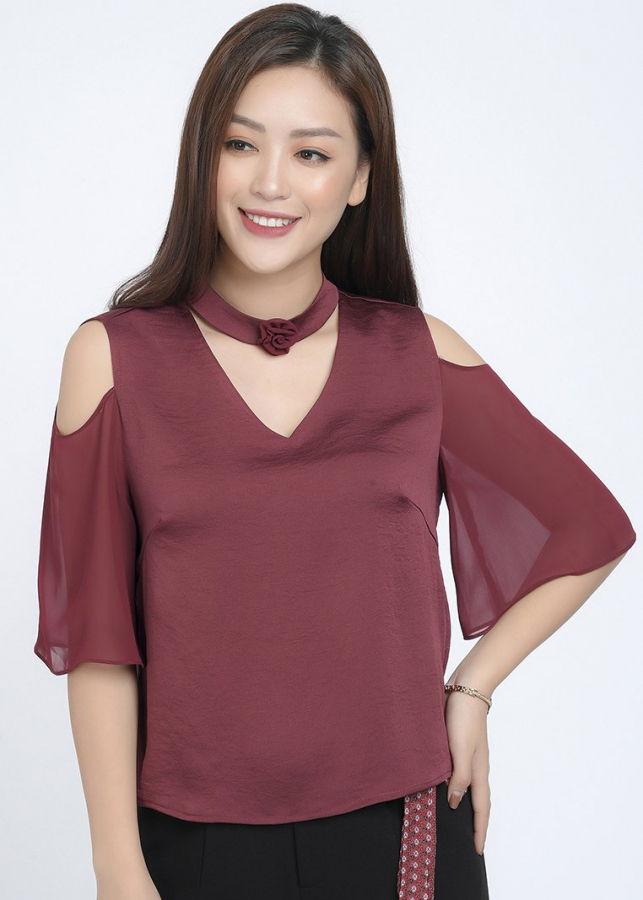 1007950 , 1352067870072 , 62_5756457 , 299000 , Ao-nu-kieu-co-roi-tay-loe-LAMER-L61B18T014-S2400-Do-62_5756457 , tiki.vn , Áo nữ kiểu cổ rời, tay loe LAMER L61B18T014-S2400 (Đỏ) Áo nữ kiểu cổ rời, tay loe LAMER L61B18T014-S2400 (Đỏ)
