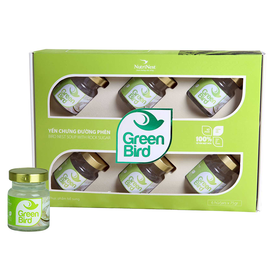 20093582 , 6608851760148 , 62_2298501 , 275000 , Hop-Qua-Green-Bird-Nuoc-Yen-Sao-Chung-Duong-Phen-6hu72g-62_2298501 , tiki.vn , Hộp Quà Green Bird - Nước Yến Sào Chưng Đường Phèn - (6hũ*72g) Hộp Quà Green Bird - Nước Yến Sào Chưng Đường Phèn - (6hũ*72g)