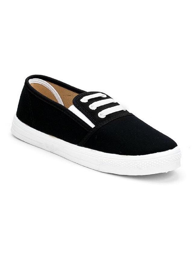 Giày nữ slip on vải dây ngang S291