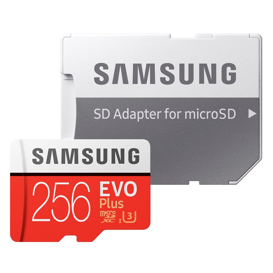 5232979 , 8967275616102 , 62_8017949 , 3590000 , The-Nho-Micro-SD-Samsung-Evo-Plus-256GB-U3-Class-10-100MB-s-Kem-Adapter-Hang-Chinh-Hang-62_8017949 , tiki.vn , Thẻ Nhớ Micro SD Samsung Evo Plus 256GB U3 Class 10 - 100MB/s (Kèm Adapter) - Hàng Chính H Thẻ Nhớ Micro SD Samsung Evo Plus 256GB U3 Class 10 - 100MB/s (Kèm Adapter) - Hàng Chính Hãng