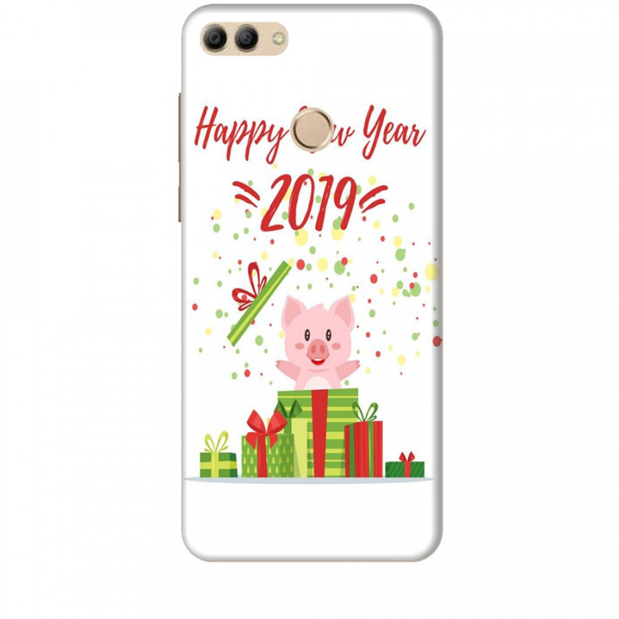 Ốp lưng dành cho điện thoại HUAWEI Y9 2018 Happy New Year Mẫu 3