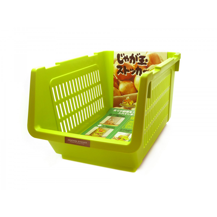 Rổ đựng thực phẩm đa năng dạng lưới màu xanh - Hàng Nội Địa Nhật