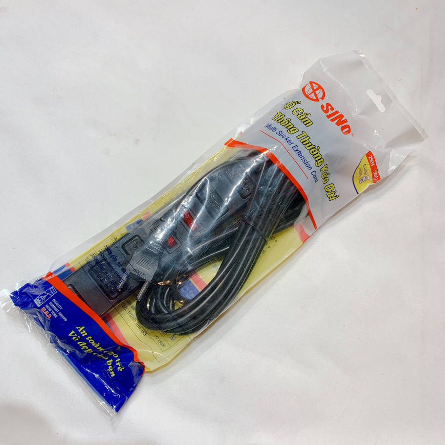 1857139 , 6355844132801 , 62_14043907 , 198000 , O-cam-dien-SINO-co-tong-6-lo-cam-2-chau-2-den-bao-va-day-dai-5m-mau-den-62_14043907 , tiki.vn , Ổ cắm điện SINO có tổng 6 lỗ cắm 2 chấu 2 đèn báo và dây dài 5m màu đen Ổ cắm điện SINO có tổng 6 lỗ cắm 2 chấu 2 đèn báo và dây dài 5m màu đen