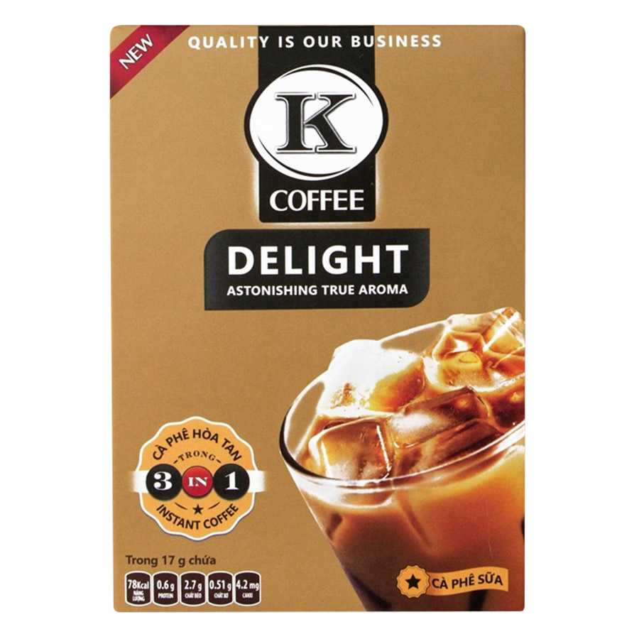 921109 , 8936109120061 , 62_1919491 , 17000 , Ca-Phe-Hoa-Tan-K-Coffee-Delight-3in1-85g--Hop-62_1919491 , tiki.vn , Cà Phê Hòa Tan K-Coffee Delight 3in1 (85g / Hộp) Cà Phê Hòa Tan K-Coffee Delight 3in1 (85g / Hộp)