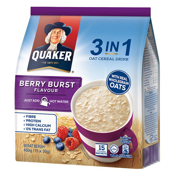 1384153 , 3576665815213 , 62_6805095 , 58500 , Thuc-Uong-Yen-Mach-Quaker-3in1-Vi-Berry-Burst-450g-62_6805095 , tiki.vn , Thức Uống Yến Mạch Quaker 3in1 - Vị Berry Burst 450g Thức Uống Yến Mạch Quaker 3in1 - Vị Berry Burst 450g