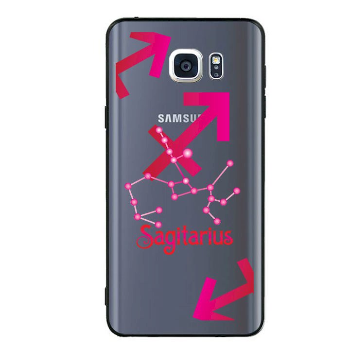 Ốp lưng cho điện thoại Samsung Galaxy Note 5 viền TPU cho cung Nhân Mã - Sagitarius