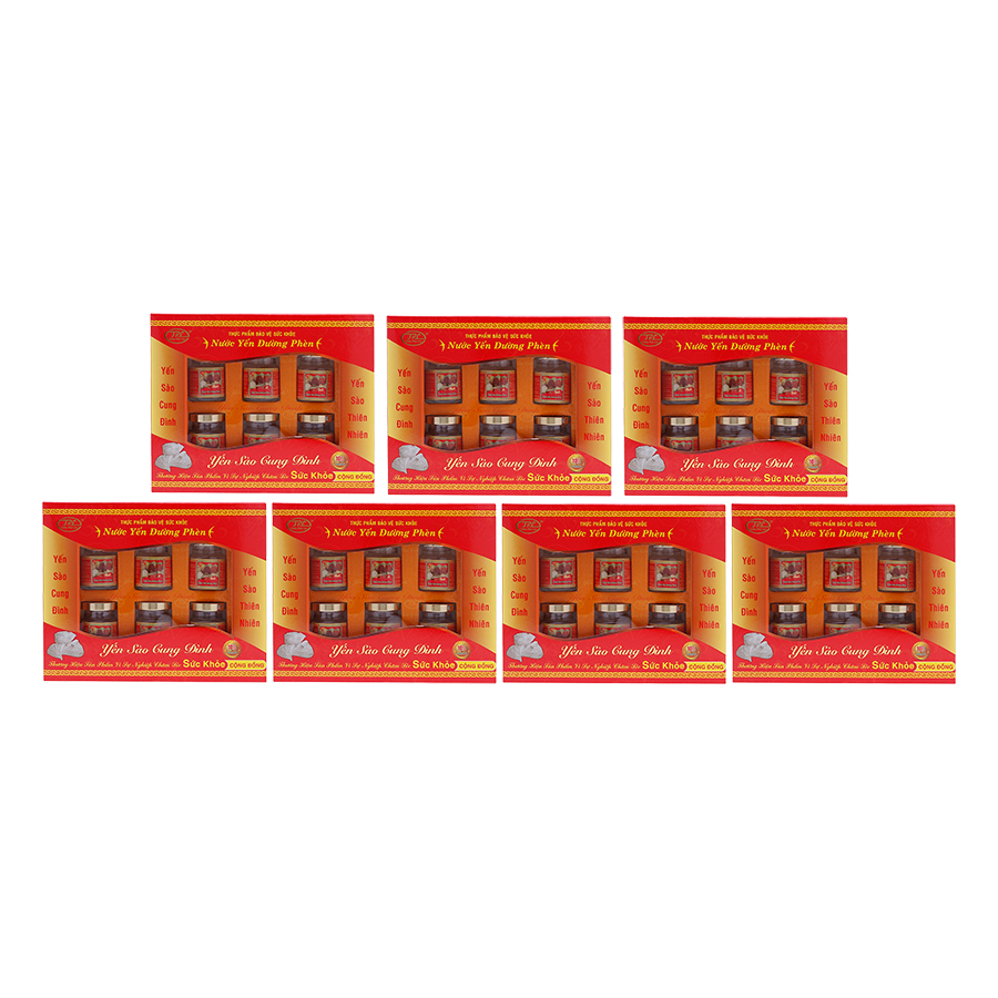 1531130 , 7370074185549 , 62_1468177 , 1350000 , Thung-7-Hop-Nuoc-Yen-Duong-Phen-Yen-Sao-Cung-Dinh-6-Lo-x-70ml--Hop-62_1468177 , tiki.vn , Thùng 7 Hộp Nước Yến Đường Phèn Yến Sào Cung Đình (6 Lọ x 70ml / Hộp) Thùng 7 Hộp Nước Yến Đường Phèn Yến Sào Cung Đình (6 Lọ x 70ml / Hộp)
