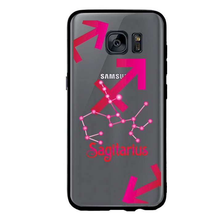 Ốp lưng cho điện thoại Samsung Galaxy S7 viền TPU cho cung Nhân Mã - Sagitarius