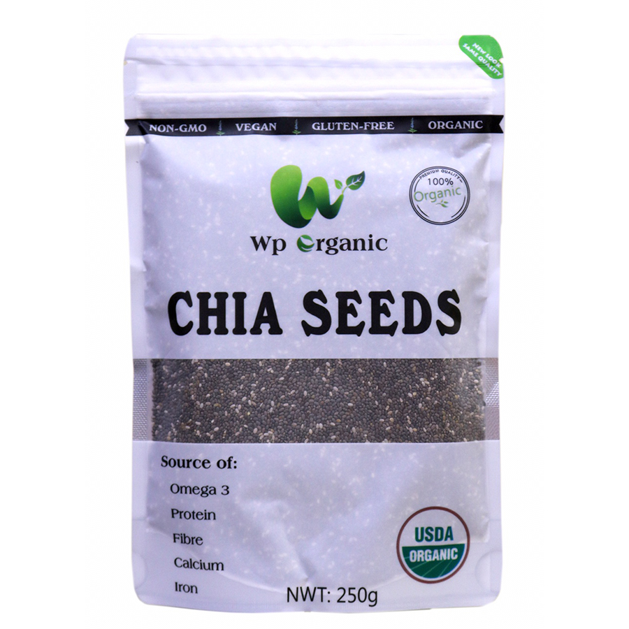 1594145 , 6028492535804 , 62_10683278 , 160000 , Hat-chia-Wp-Organic-Black-chia-seeds-Bich-250g-62_10683278 , tiki.vn , Hạt chia Wp Organic - Black chia seeds - Bịch 250g Hạt chia Wp Organic - Black chia seeds - Bịch 250g