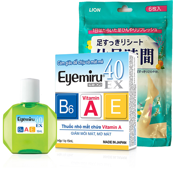 999313 , 6239942811212 , 62_2816575 , 153000 , Combo-1-Thuoc-Nho-Mat-Eyemiru-40ex-1-Goi-6-Mieng-Dan-Chan-Thu-Gian-Kjs-62_2816575 , tiki.vn , Combo 1 Thuốc Nhỏ Mắt Eyemiru 40ex + 1 Gói (6 Miếng) Dán Chân Thư Giãn Kjs Combo 1 Thuốc Nhỏ Mắt Eyemiru 40ex + 1 Gói (6 Miếng) Dán Chân Thư Giãn Kjs
